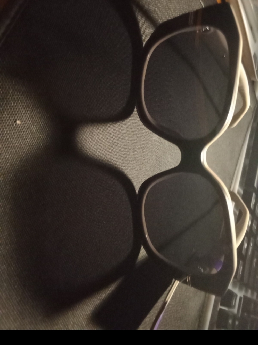 Foster Grant Sunglasses Tag with Purple Accent